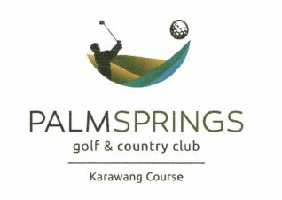 Trademark PALMSPRINGS Golf & Country Club Karawang Course + Lukisan/Logo