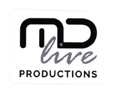 Trademark MD LIVE PRODUCTIONS + LOGO