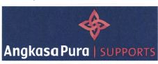 Trademark Angkasa Pura Supports + Logo