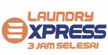 Trademark Laundry Express 3 Jam Selesai + Logo