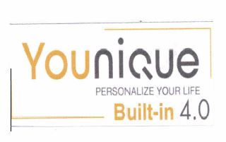 Trademark Younique personalize your life Built in 4.0