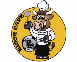 Trademark Bison Cafe + Logo