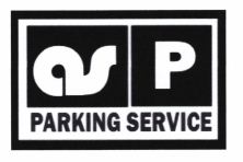 Trademark AS P Parking Service & LOGO