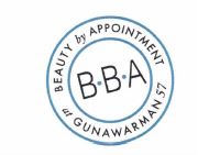 Trademark BBA BEAUTY BY APPOINMENT AT GUNAWARMAN 57