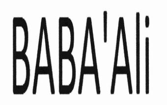 Trademark BABA'Ali