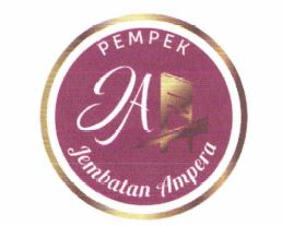 Trademark Pempek JA Jembatan Ampera + logo