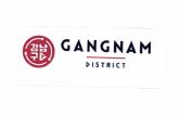 Trademark GANGNAM DISTRICT + Lukisan