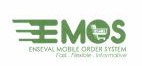 Trademark EMOS ENSEVAL MOBILE ORDER SYSTEM Fast. Flexible. Informative + Logo