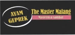 Trademark Ayam Geprek The Master Malang Masternya Sambal + Logo