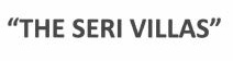 Trademark THE SERI VILLAS + Logo