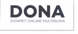 Trademark DONA (Dompet Online Multiguna)