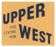 Trademark UPPER WEST The Living Hub + Lukisan/Logo