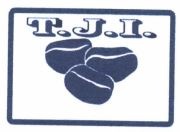 Trademark T.J.I + LOGO singkatan dari TRIJAYA KOPI INDONESIA diambil dari nama PT.