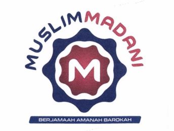 Trademark MUSLIM MADANI - BERJAMAAH AMANAH BAROKAH + logo