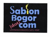 Trademark SABLON BOGOR DOT COM + LOGO