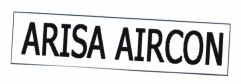 Trademark ARISA AIRCON