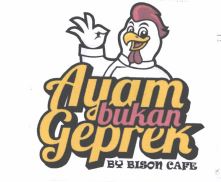 Trademark Ayam Bukan Geprek by Bison Cafe + Logo