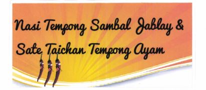 Trademark Nasi Tempong Sambal Jablay & Sate Taichan Tempong Ayam