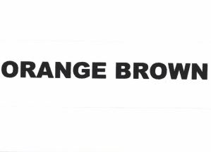 Trademark ORANGE BROWN