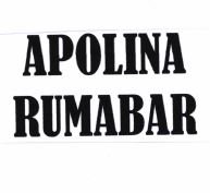 Trademark APOLINA RUMABAR