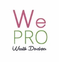 Trademark we pro wealth developer + logo