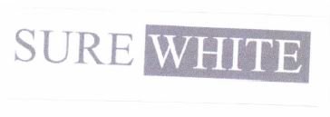 Trademark SURE WHITE + LOGO