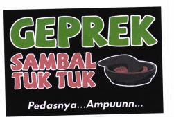 Trademark Geprek Sambal Tuk Tuk + Logo