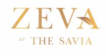 Trademark ZEVA AT THE SAVIA + Lukisan/Logo