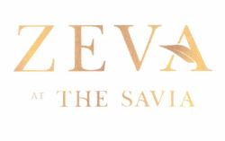 Trademark ZEVA AT THE SAVIA + Lukisan/Logo