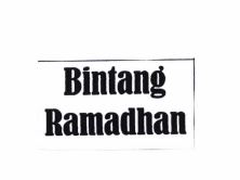 Trademark Bintang Ramadhan