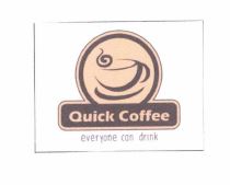 Trademark QUICK COFFE Everyone Can Drink + LOGO