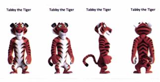 Trademark TABBY THE TIGER & Lukisan