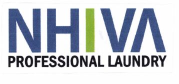 Trademark NHIVA Professional Laundry + Logo