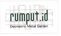 Trademark Rumput Id Geometric Metal Garden