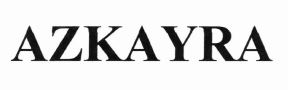 Trademark AZKAYRA