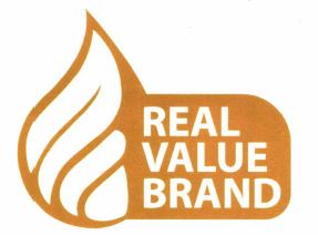 Trademark REAL VALUE BRAND + LUKISAN / LOGO