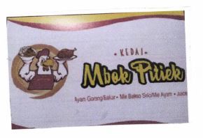 Trademark MBOK PITIEK + Lukisan