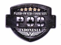 Trademark PAJERO OWNERS COMMUNITY POC INDONESIA + LOGO