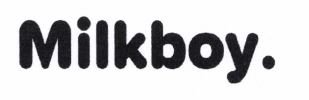 Trademark Milkboy. + Logo