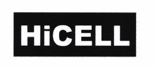 Trademark HiCELL + Logo