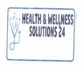 Trademark HEALTH & WELLNESS SOLUTIONS 24