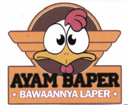 Trademark Ayam Baper Bawaannya Laper + Logo