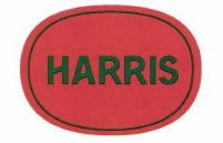 Trademark HARRIS oval logo