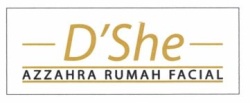 Trademark D’She AZZAHRA RUMAH FACIAL