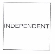 Trademark INDEPENDENT