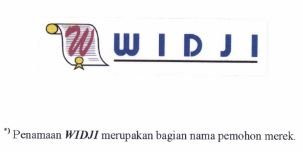 Trademark WIDJI + lukisan (logo)