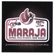 Trademark Lesehan Maraja + Logo