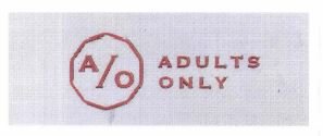 Trademark A/O ADULTS ONLY + Logo