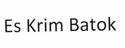 Trademark Es Krim Batok