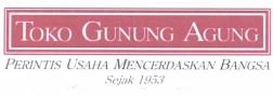 Trademark Toko Gunung Agung Perintis Usaha Mencerdaskan Bangsa Sejak 1953